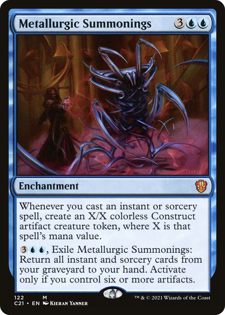 Metallurgic Summonings (C21-122) - Commander 2021 - Premium MTG Single from Wizards of the Coast - Just $0.41! Shop now at Game Crave Tournament Store