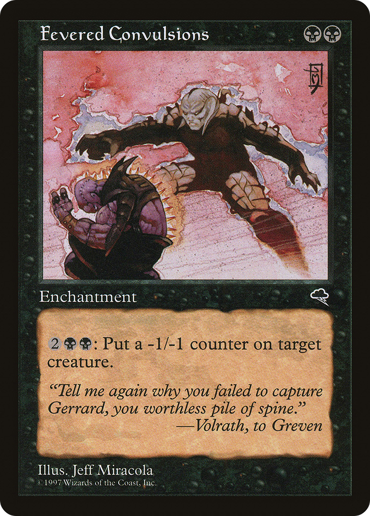 Fevered Convulsions (TMP-136) - Tempest - Premium MTG Single from Wizards of the Coast - Just $0.15! Shop now at Game Crave Tournament Store