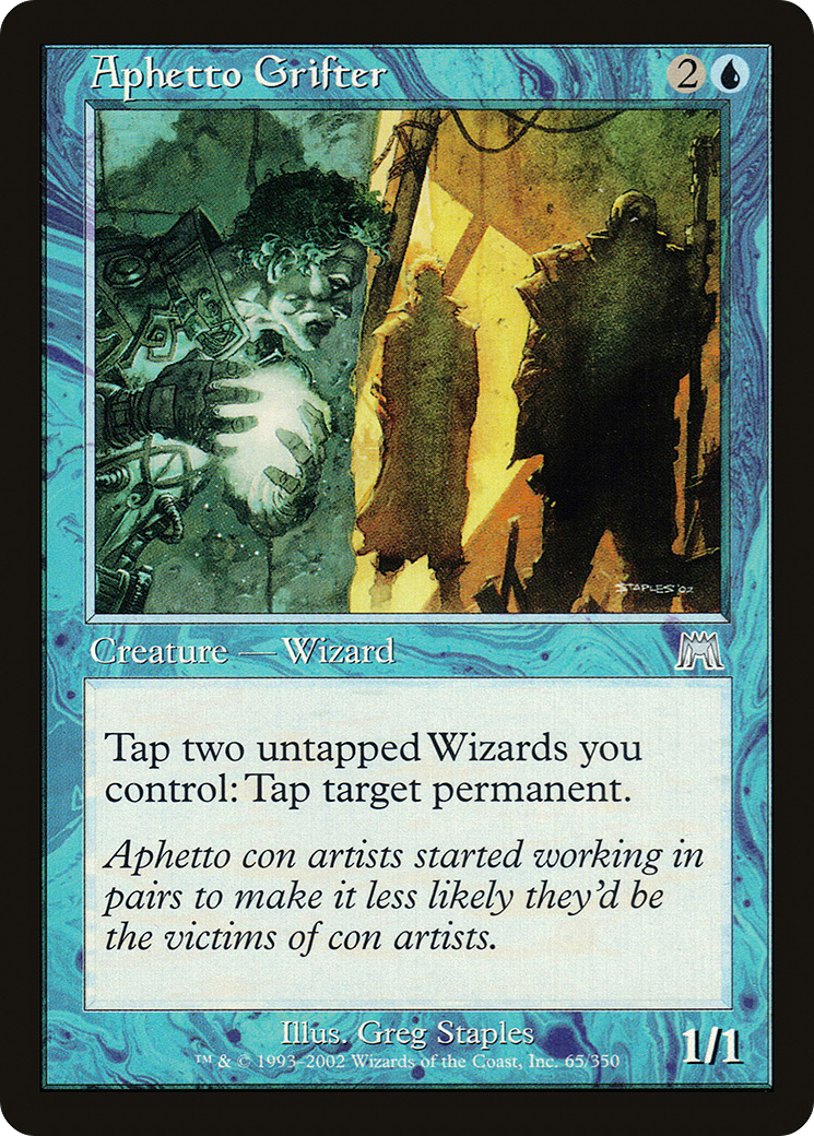 Aphetto Grifter (ONS-065) - Onslaught - Premium MTG Single from Wizards of the Coast - Just $0.08! Shop now at Game Crave Tournament Store