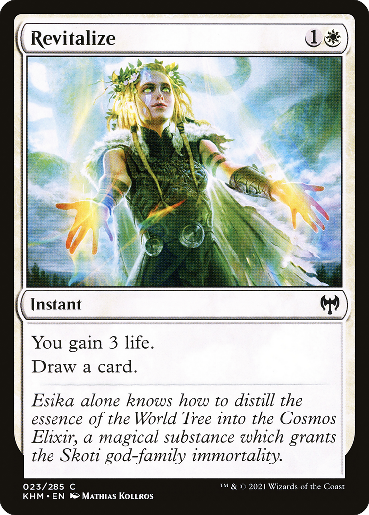 Revitalize (KHM-023) - Kaldheim Foil - Premium MTG Single from Wizards of the Coast - Just $0.08! Shop now at Game Crave Tournament Store