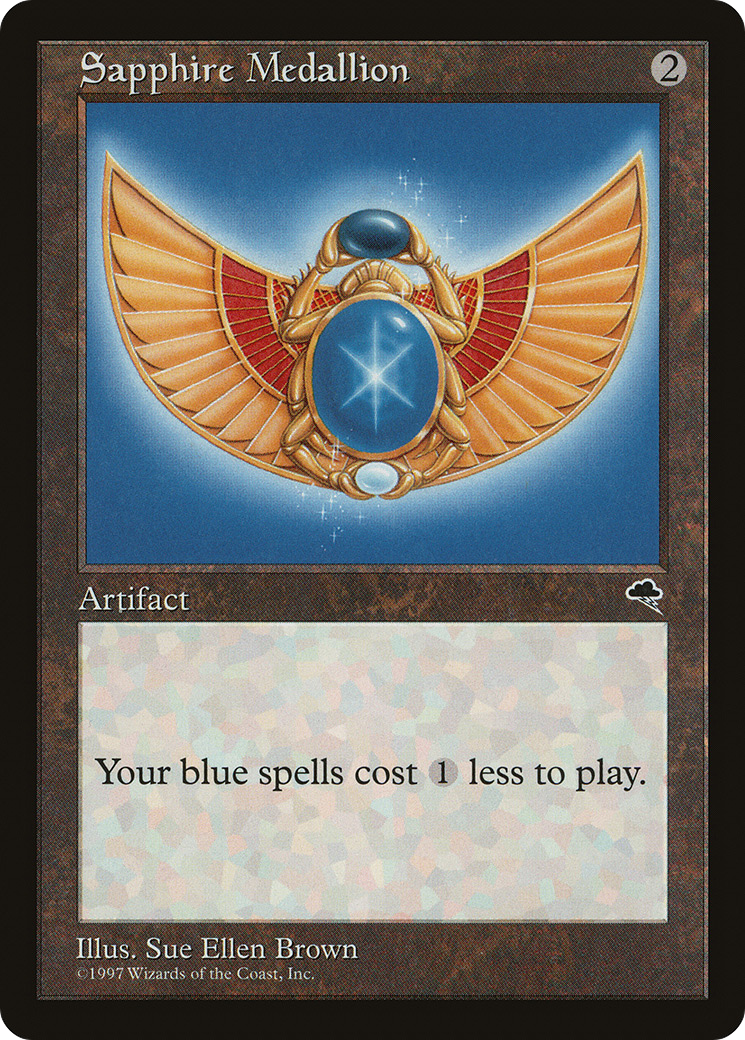 Sapphire Medallion (TMP-306) - Tempest - Premium MTG Single from Wizards of the Coast - Just $3.10! Shop now at Game Crave Tournament Store