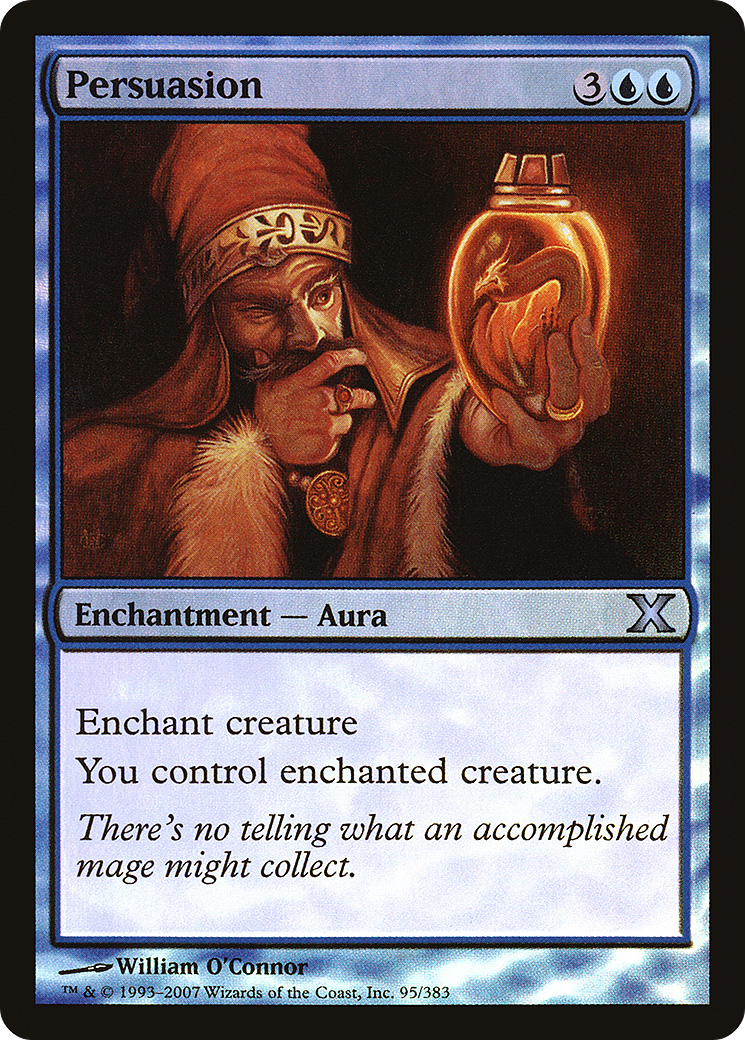 Persuasion (10E-95★) - Tenth Edition Foil - Premium MTG Single from Wizards of the Coast - Just $0.82! Shop now at Game Crave Tournament Store