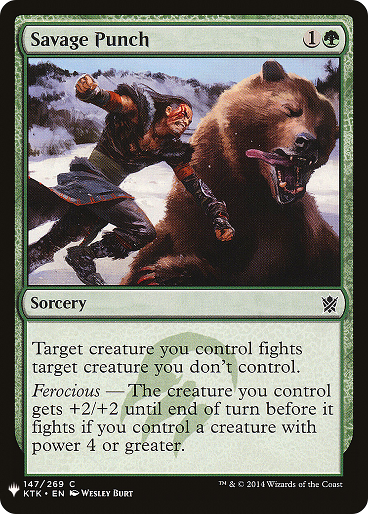 Savage Punch (MB1-1324) - Mystery Booster - Premium MTG Single from Wizards of the Coast - Just $0.10! Shop now at Game Crave Tournament Store