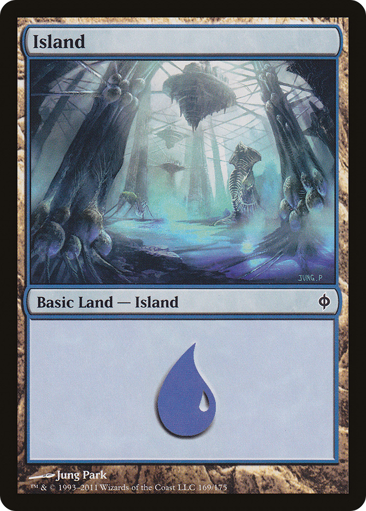 Island (NPH-169) - New Phyrexia Foil - Premium MTG Single from Wizards of the Coast - Just $0.65! Shop now at Game Crave Tournament Store
