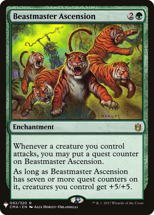Beastmaster Ascension (MB1-1133) - Mystery Booster - Premium MTG Single from Wizards of the Coast - Just $0.66! Shop now at Game Crave Tournament Store