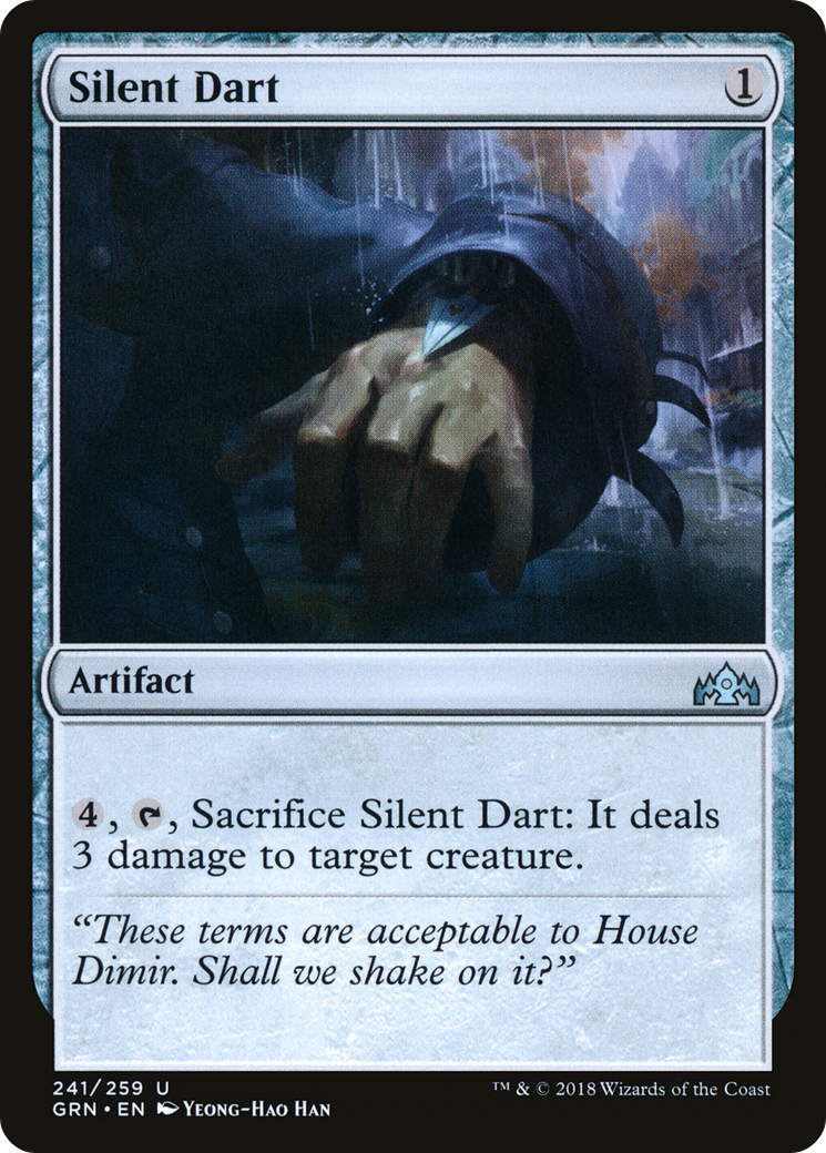Silent Dart (GRN-241) - Guilds of Ravnica Foil - Premium MTG Single from Wizards of the Coast - Just $0.25! Shop now at Game Crave Tournament Store