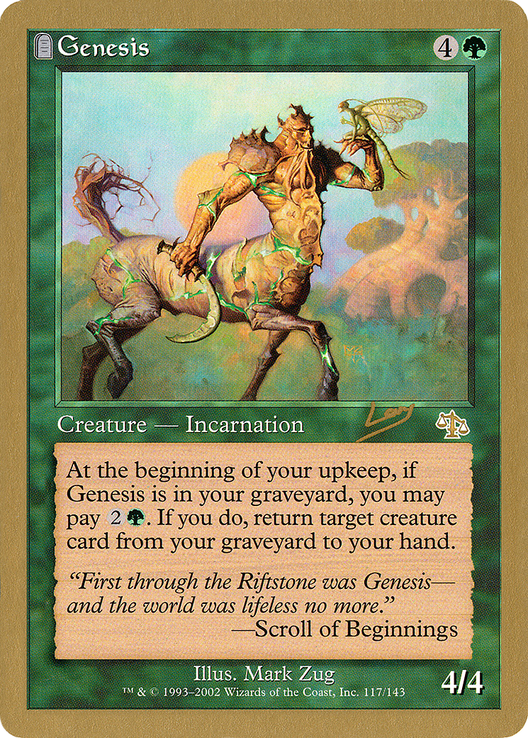 Genesis (WC02-RL117) - World Championship Decks 2002 - Premium MTG Single from Wizards of the Coast - Just $5.41! Shop now at Game Crave Tournament Store