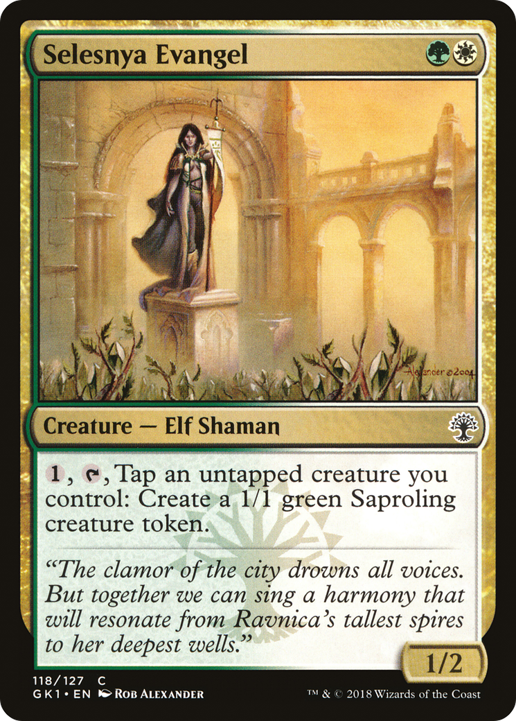 Selesnya Evangel (GK1-118) - GRN Guild Kit - Premium MTG Single from Wizards of the Coast - Just $0.08! Shop now at Game Crave Tournament Store