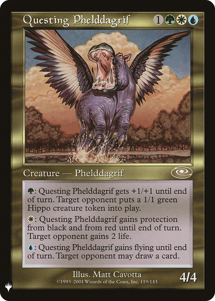 Questing Phelddagrif (MB1-1469) - Mystery Booster - Premium MTG Single from Wizards of the Coast - Just $0.08! Shop now at Game Crave Tournament Store