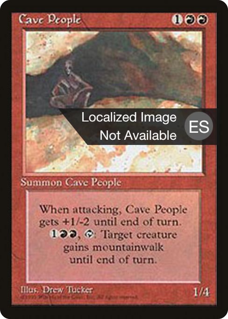 Cave People (4BB-181) - Fourth Edition Foreign Black Border - Premium MTG Single from Wizards of the Coast - Just $0.60! Shop now at Game Crave Tournament Store