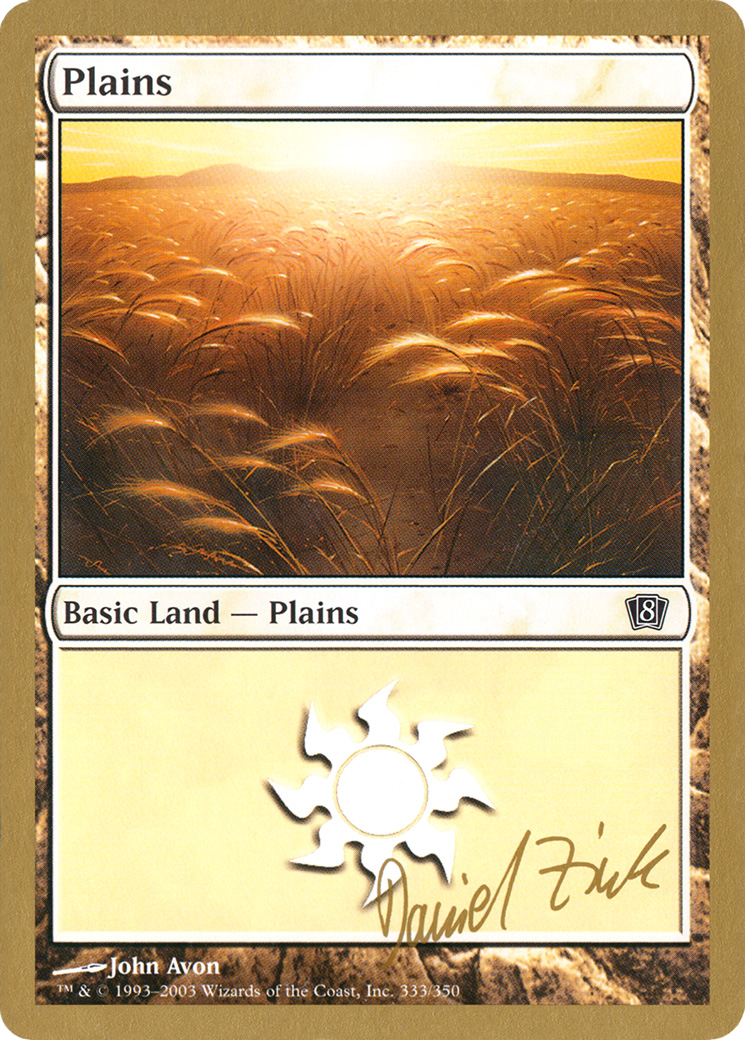 Plains (WC03-DZ333) - World Championship Decks 2003 - Premium MTG Single from Wizards of the Coast - Just $0.48! Shop now at Game Crave Tournament Store
