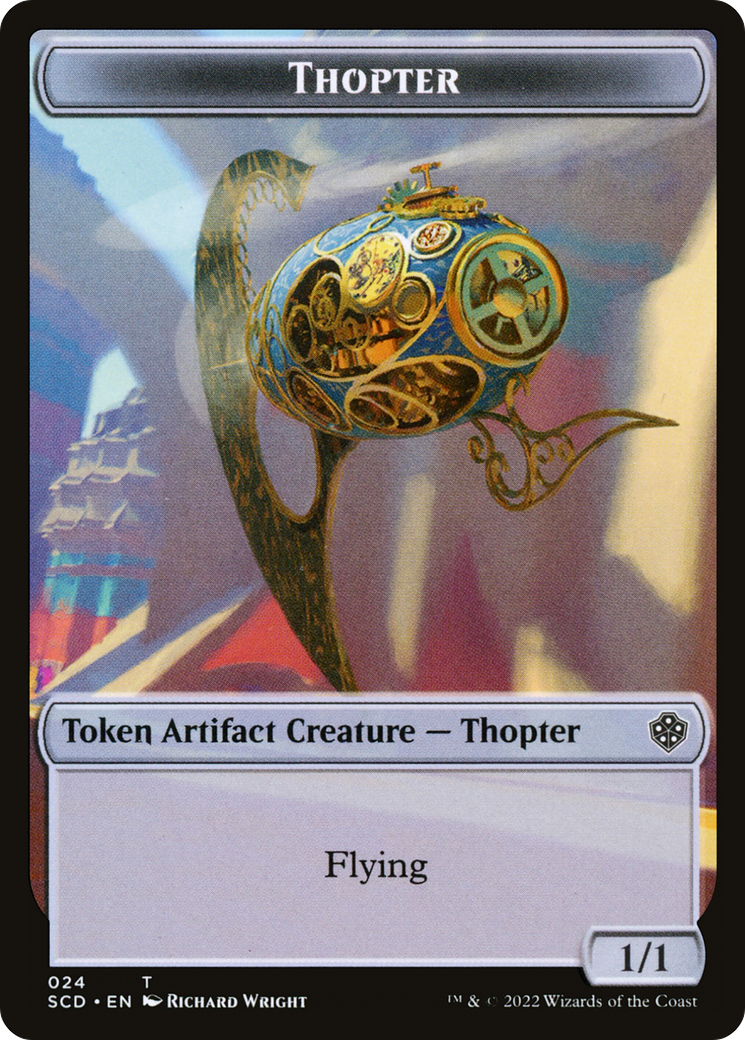 Thopter (TSCD-024) - Starter Commander Deck Tokens Foil - Premium MTG Single from Wizards of the Coast - Just $0! Shop now at Game Crave Tournament Store