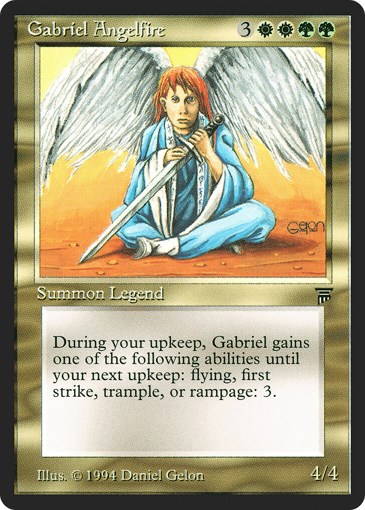 Gabriel Angelfire (LEG-226) - Legends - Premium MTG Single from Wizards of the Coast - Just $5.98! Shop now at Game Crave Tournament Store