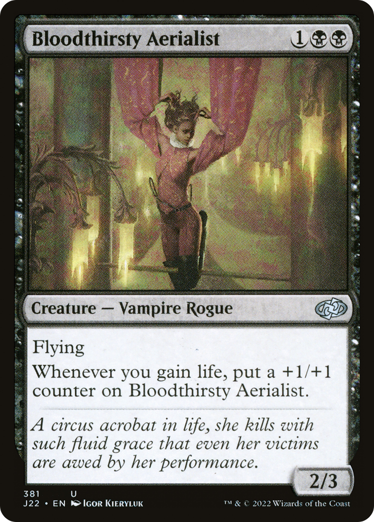 Bloodthirsty Aerialist (J22-381) - Jumpstart 2022 - Premium MTG Single from Wizards of the Coast - Just $0.08! Shop now at Game Crave Tournament Store