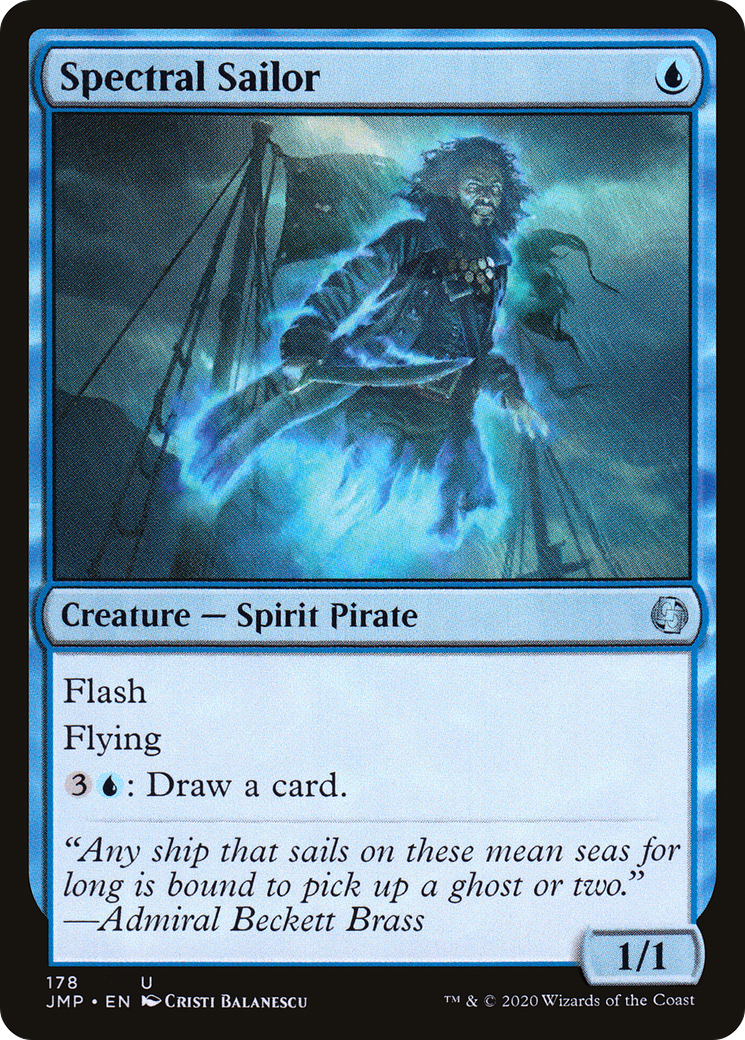 Spectral Sailor (JMP-178) - Jumpstart - Premium MTG Single from Wizards of the Coast - Just $0.08! Shop now at Game Crave Tournament Store