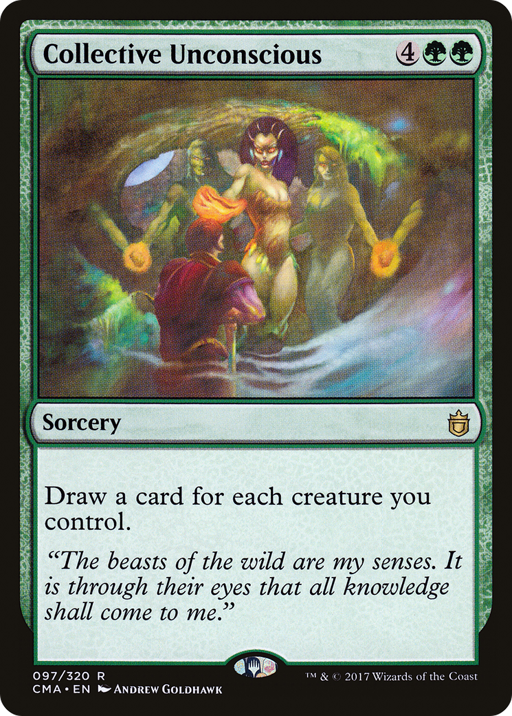 Collective Unconscious (CMA-097) - Commander Anthology - Premium MTG Single from Wizards of the Coast - Just $0.17! Shop now at Game Crave Tournament Store