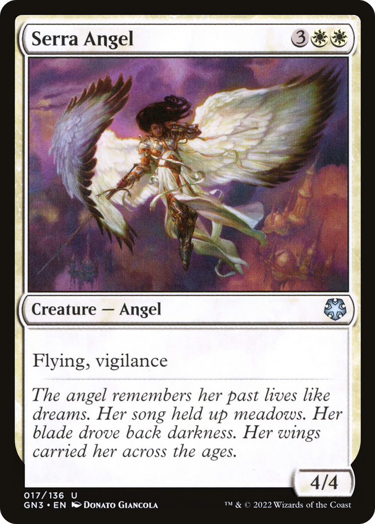 Serra Angel (GN3-017) - Game Night: Free-for-All - Premium MTG Single from Wizards of the Coast - Just $0.08! Shop now at Game Crave Tournament Store