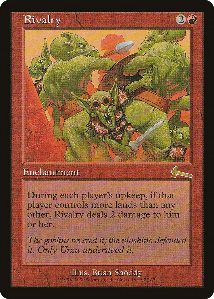 Rivalry (ULG-090) - Urza's Legacy - Premium MTG Single from Wizards of the Coast - Just $0.08! Shop now at Game Crave Tournament Store