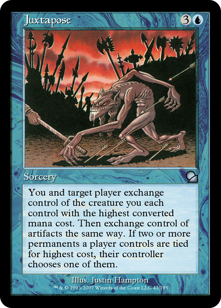 Juxtapose (ME1-041) - Masters Edition Foil - Premium MTG Single from Wizards of the Coast - Just $0! Shop now at Game Crave Tournament Store