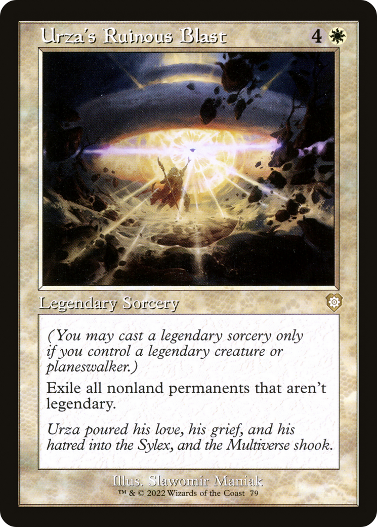 Urza's Ruinous Blast (BRC-079) - The Brothers' War Commander - Premium MTG Single from Wizards of the Coast - Just $0.10! Shop now at Game Crave Tournament Store