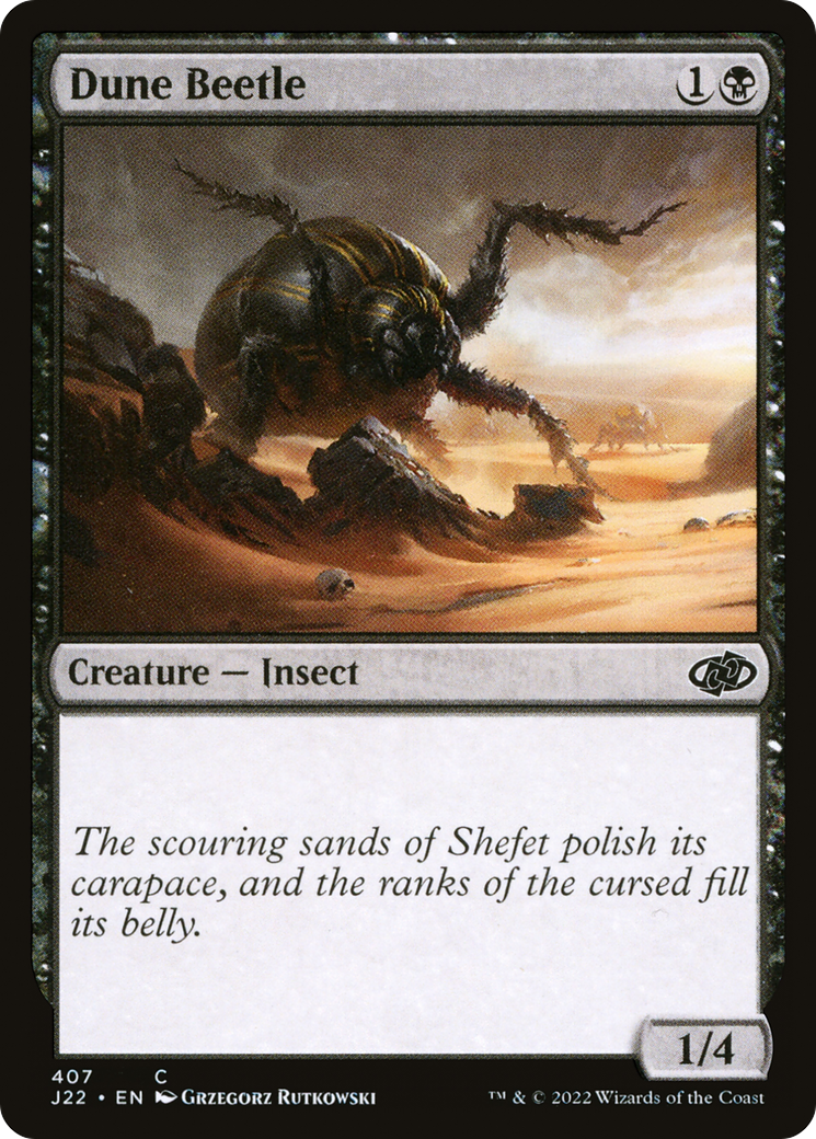 Dune Beetle (J22-407) - Jumpstart 2022 - Premium MTG Single from Wizards of the Coast - Just $0.08! Shop now at Game Crave Tournament Store