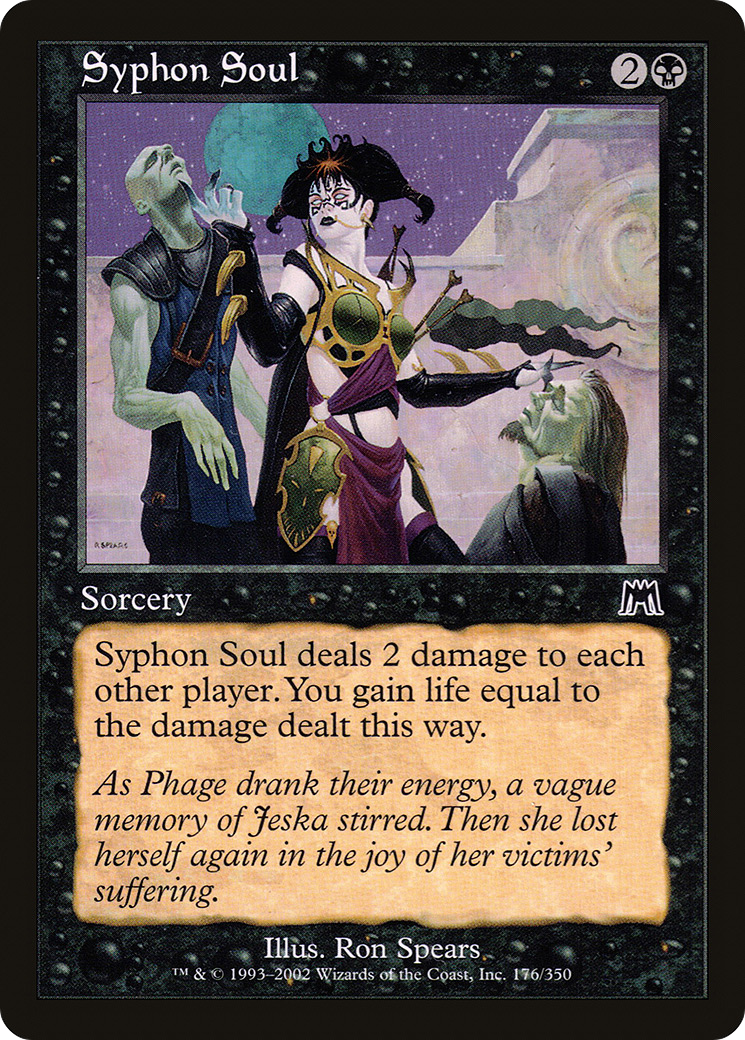 Syphon Soul (ONS-176) - Onslaught Foil - Premium MTG Single from Wizards of the Coast - Just $0.22! Shop now at Game Crave Tournament Store