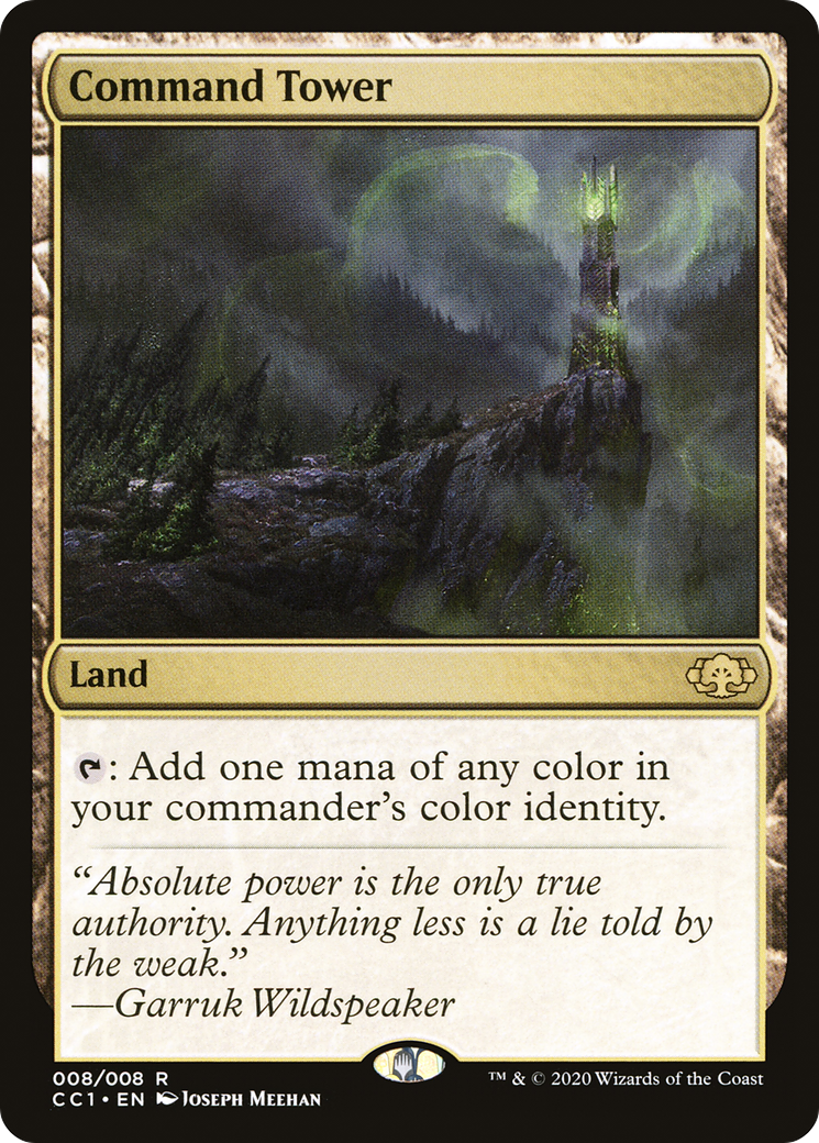 Command Tower (CC1-008) - Commander Collection: Green - Premium MTG Single from Wizards of the Coast - Just $2.65! Shop now at Game Crave Tournament Store