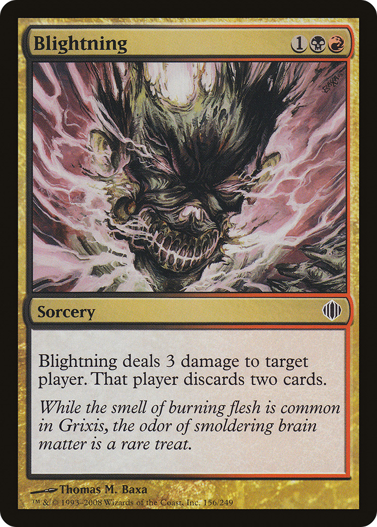 Blightning (ALA-156) - Shards of Alara Foil - Premium MTG Single from Wizards of the Coast - Just $0.20! Shop now at Game Crave Tournament Store