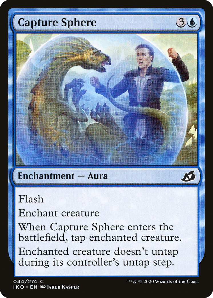 Capture Sphere (IKO-044) - Ikoria: Lair of Behemoths - Premium MTG Single from Wizards of the Coast - Just $0.08! Shop now at Game Crave Tournament Store