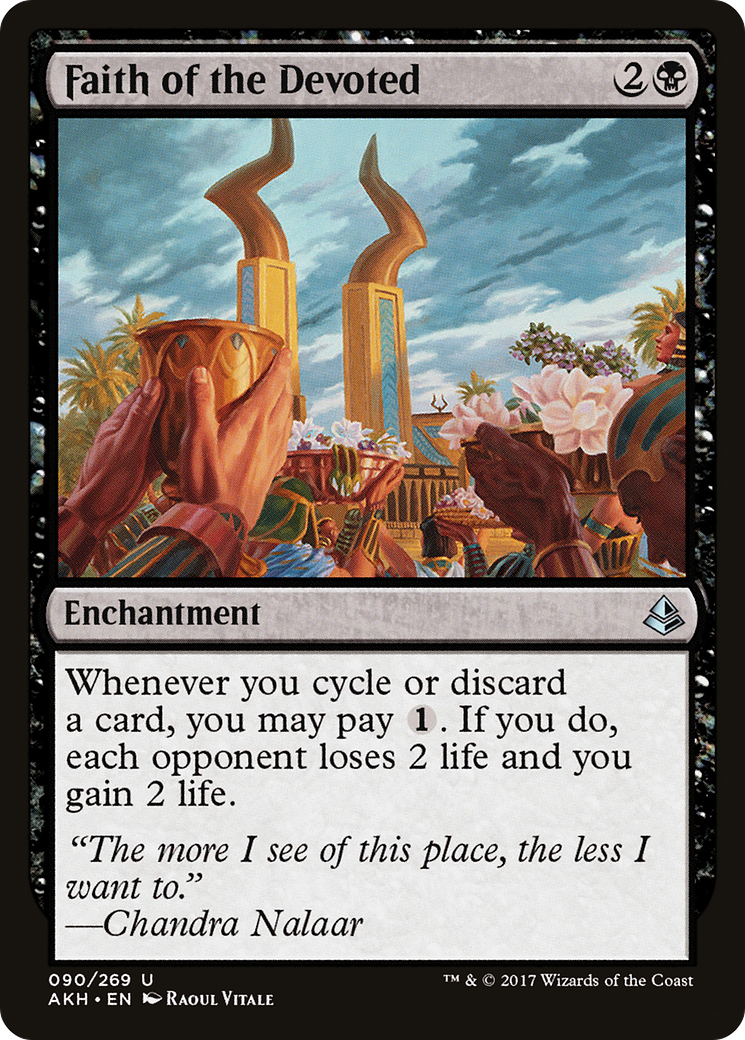 Faith of the Devoted (AKH-090) - Amonkhet - Premium MTG Single from Wizards of the Coast - Just $0.25! Shop now at Game Crave Tournament Store