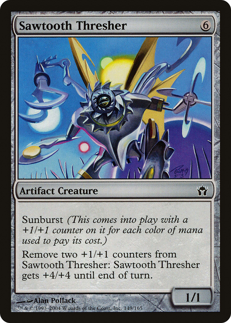 Sawtooth Thresher (5DN-149) - Fifth Dawn Foil - Premium MTG Single from Wizards of the Coast - Just $0.25! Shop now at Game Crave Tournament Store