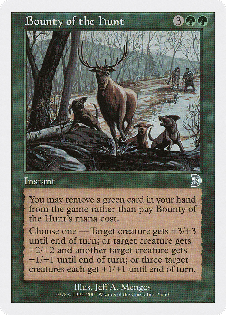 Bounty of the Hunt (DKM-023) - Deckmasters - Premium MTG Single from Wizards of the Coast - Just $0.11! Shop now at Game Crave Tournament Store
