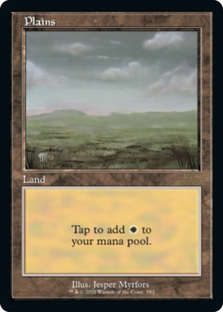 Plains (30A-582) - 30th Anniversary Edition - Premium MTG Single from Wizards of the Coast - Just $0.60! Shop now at Game Crave Tournament Store