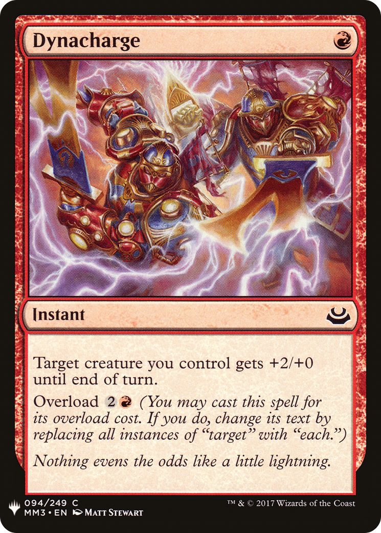 Dynacharge (MB1-913) - Mystery Booster - Premium MTG Single from Wizards of the Coast - Just $0.08! Shop now at Game Crave Tournament Store