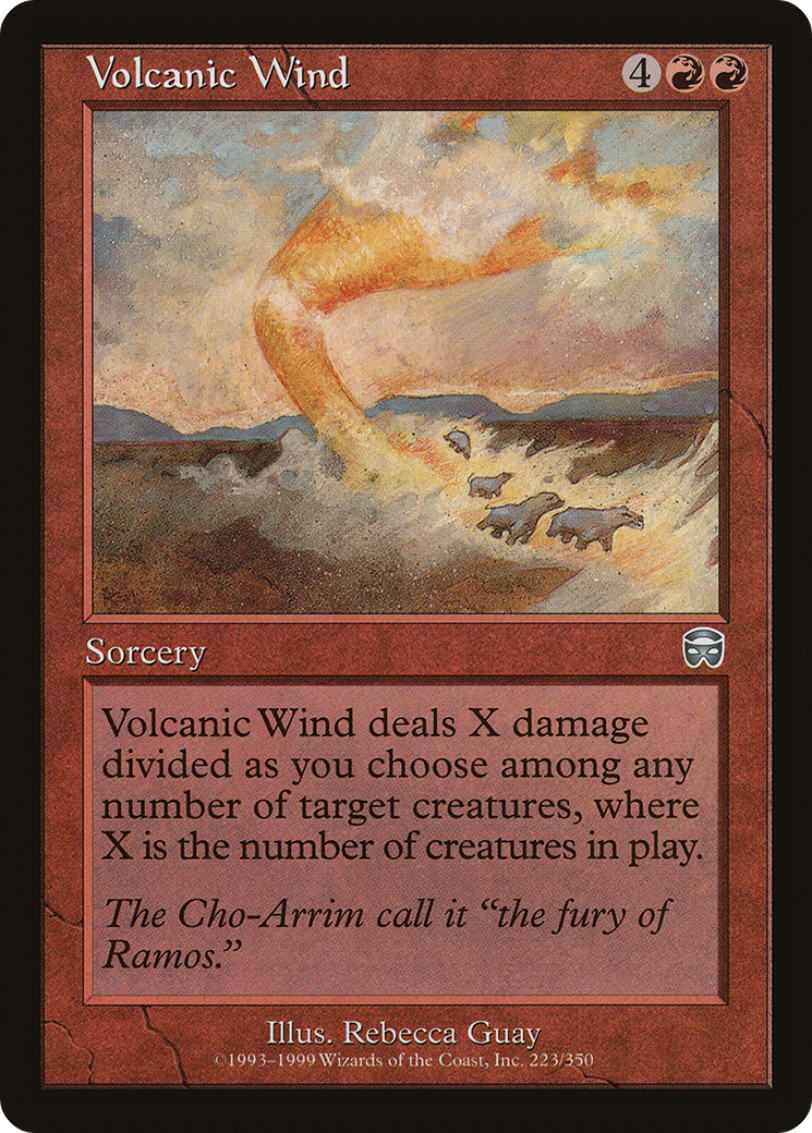 Volcanic Wind (MMQ-223) - Mercadian Masques Foil - Premium MTG Single from Wizards of the Coast - Just $4.62! Shop now at Game Crave Tournament Store