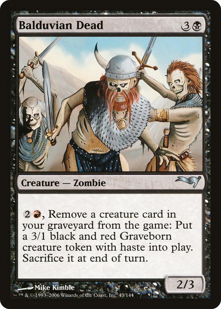 Balduvian Dead (CST-043) - Coldsnap Theme Decks - Premium MTG Single from Wizards of the Coast - Just $0.25! Shop now at Game Crave Tournament Store