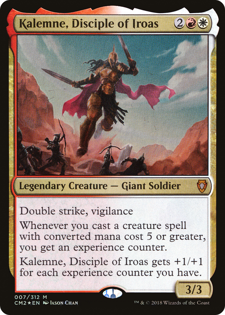 Kalemne, Disciple of Iroas (CM2-007) - Commander Anthology Volume II Foil - Premium MTG Single from Wizards of the Coast - Just $1.58! Shop now at Game Crave Tournament Store