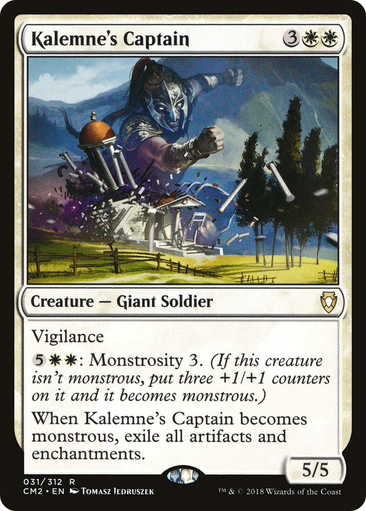 Kalemne's Captain (CM2-031) - Commander Anthology Volume II - Premium MTG Single from Wizards of the Coast - Just $0.08! Shop now at Game Crave Tournament Store