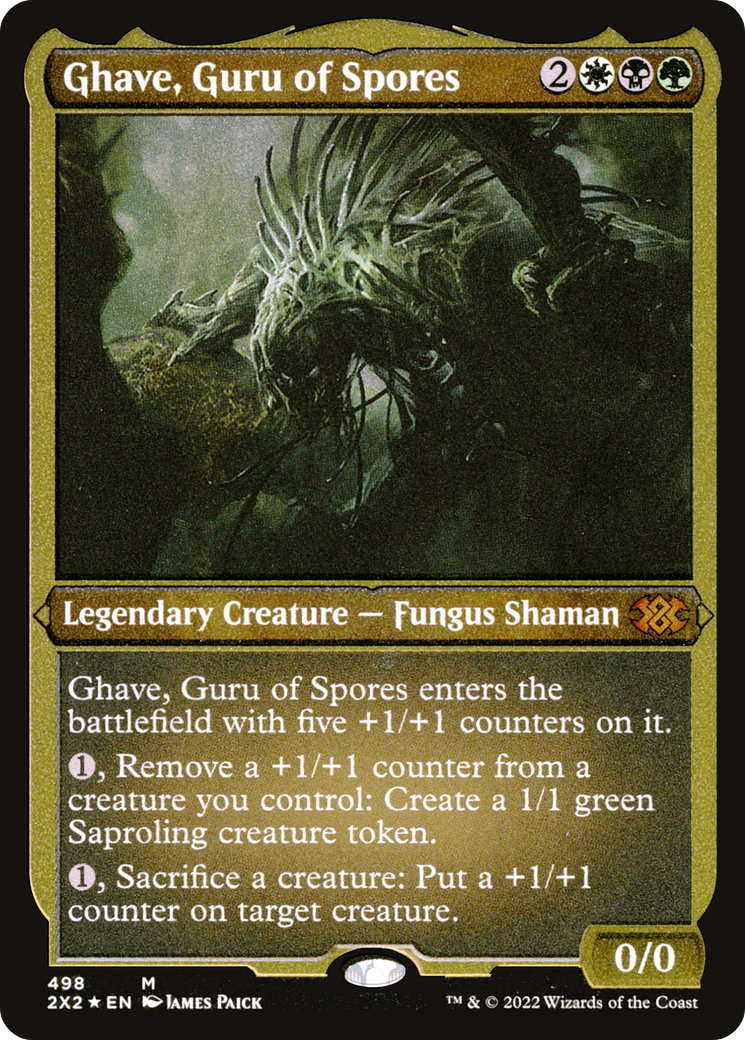 Ghave, Guru of Spores (2X2-498) - Double Masters 2022 Etched Foil - Premium MTG Single from Wizards of the Coast - Just $5.57! Shop now at Game Crave Tournament Store