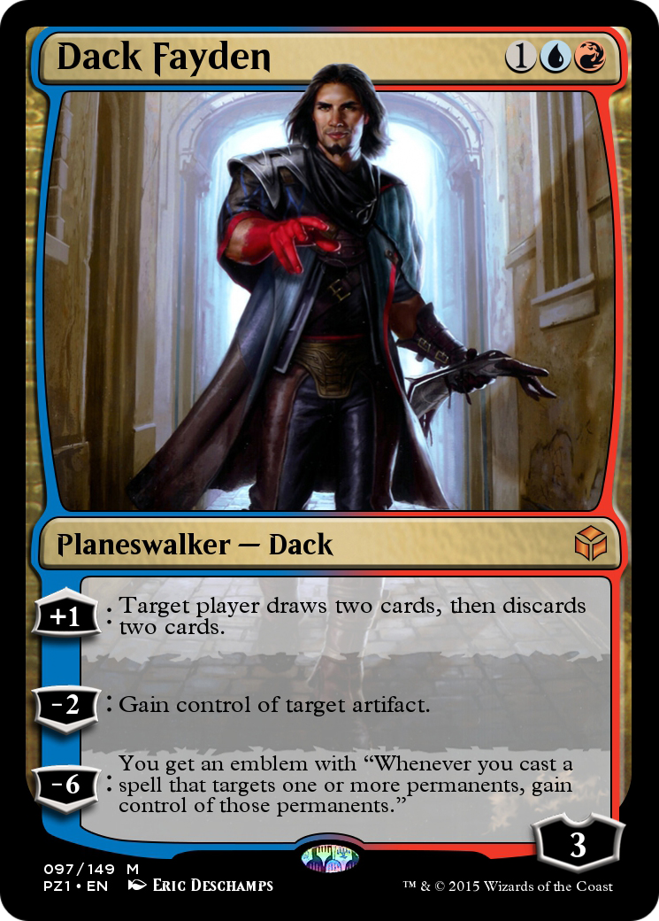 Dack Fayden (PZ1-097) - Legendary Cube Prize Pack - Premium MTG Single from Wizards of the Coast - Just $0! Shop now at Game Crave Tournament Store