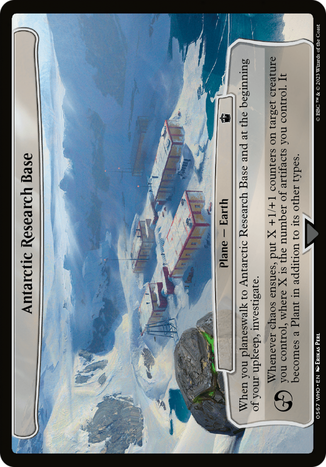 Antarctic Research Base (WHO-567) - Doctor Who - Premium MTG Single from Wizards of the Coast - Just $0.26! Shop now at Game Crave Tournament Store