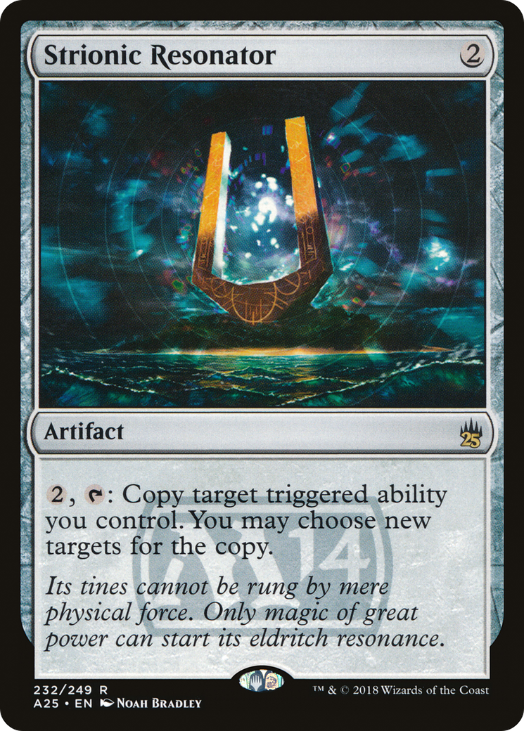 Strionic Resonator (A25-232) - Masters 25 Foil - Premium MTG Single from Wizards of the Coast - Just $2.27! Shop now at Game Crave Tournament Store
