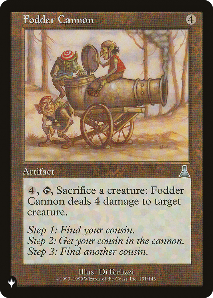 Fodder Cannon (PLIST-256) - The List - Premium MTG Single from Wizards of the Coast - Just $0.08! Shop now at Game Crave Tournament Store