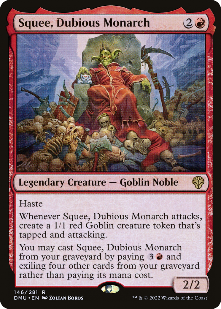 Squee, Dubious Monarch (DMU-146) - Dominaria United - Premium MTG Single from Wizards of the Coast - Just $0.10! Shop now at Game Crave Tournament Store