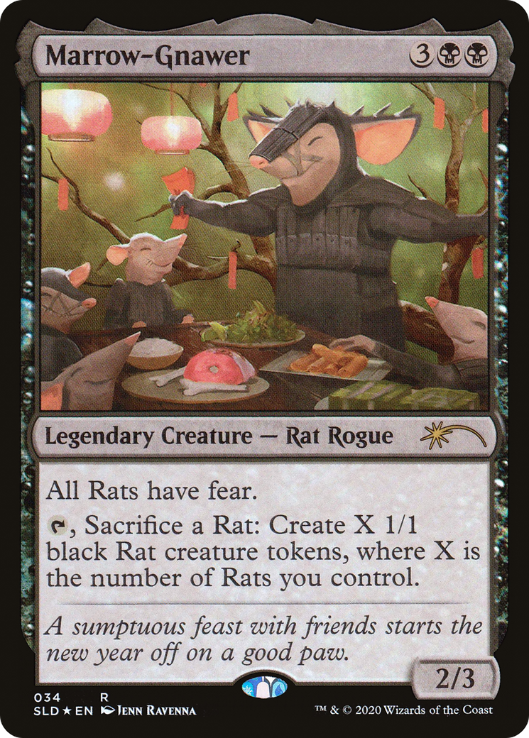 Marrow-Gnawer (SLD-034) - Secret Lair Drop Foil - Premium MTG Single from Wizards of the Coast - Just $4.12! Shop now at Game Crave Tournament Store