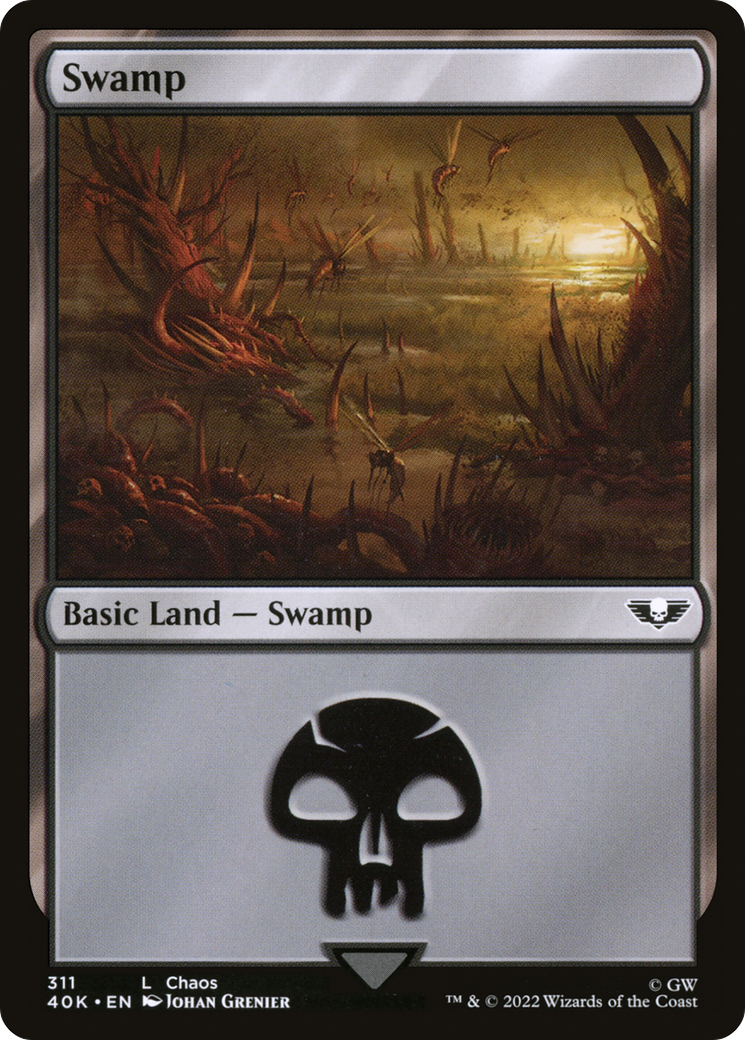 Swamp (40K-311) - Warhammer 40,000 Commander - Premium MTG Single from Wizards of the Coast - Just $0.08! Shop now at Game Crave Tournament Store