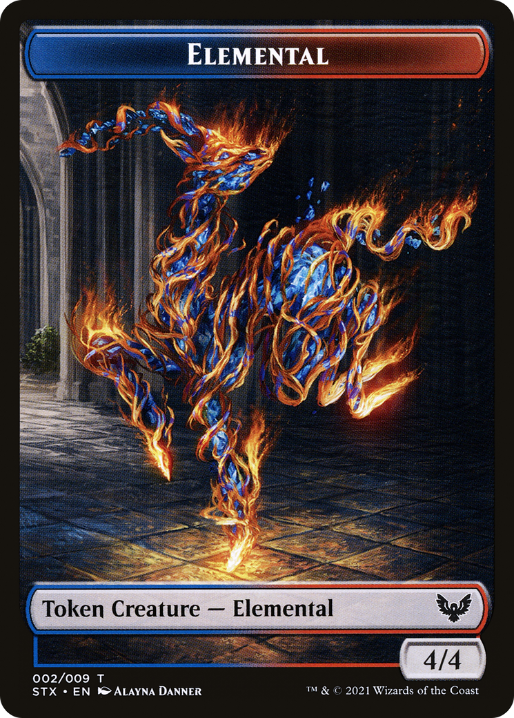 Elemental (TSTX-002) - Strixhaven: School of Mages Tokens - Premium MTG Single from Wizards of the Coast - Just $0! Shop now at Game Crave Tournament Store