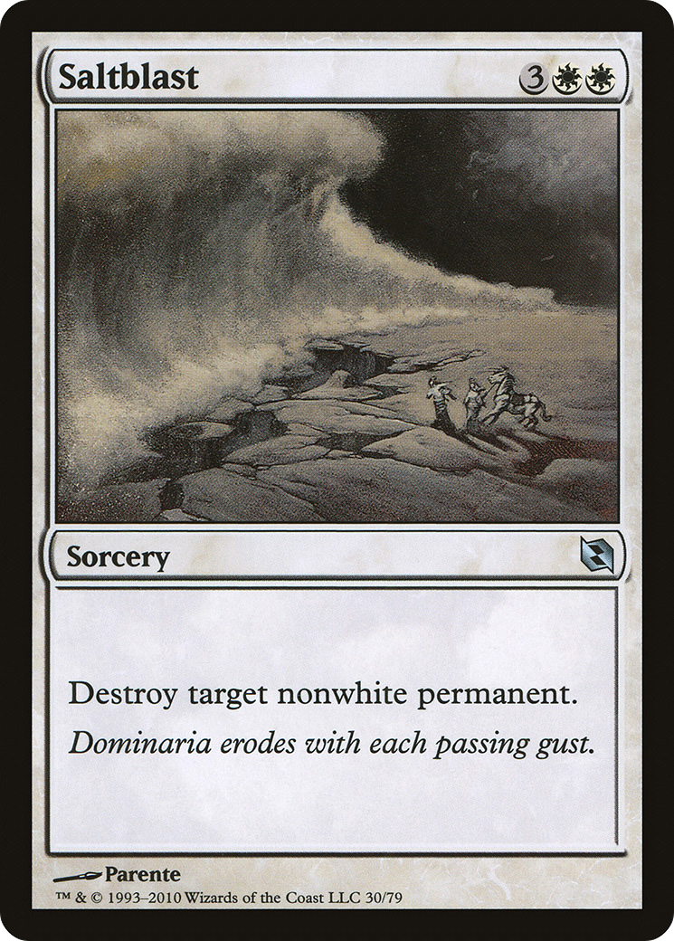 Saltblast (DDF-030) - Duel Decks: Elspeth vs. Tezzeret - Premium MTG Single from Wizards of the Coast - Just $0.25! Shop now at Game Crave Tournament Store