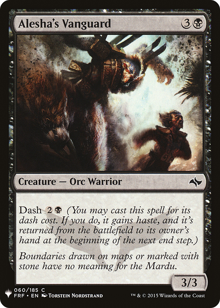 Alesha's Vanguard (MB1-561) - Mystery Booster - Premium MTG Single from Wizards of the Coast - Just $0.08! Shop now at Game Crave Tournament Store