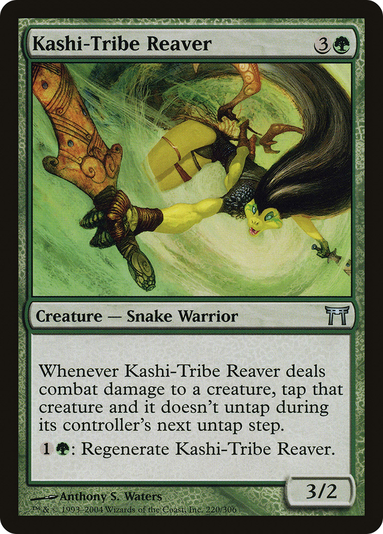 Kashi-Tribe Reaver (CHK-220) - Champions of Kamigawa - Premium MTG Single from Wizards of the Coast - Just $0.08! Shop now at Game Crave Tournament Store